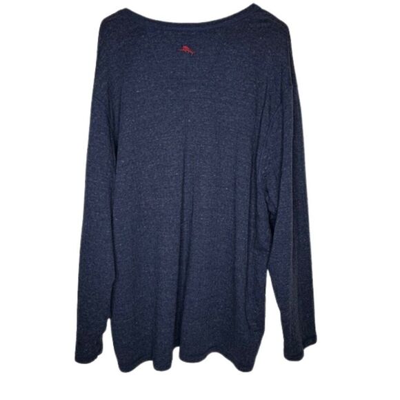 Tommy Bahama Reversible Long Sleeve Crew Neck Top in‎ Size XXL (Gray / Gray-Red) - Picture 4 of 6